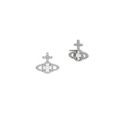 Vivienne Westwood Olympia Platinum Cubic Zirconia Earrings