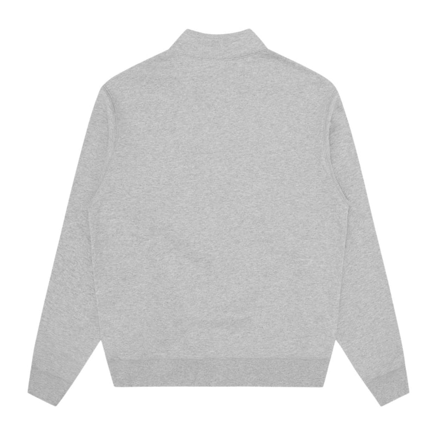 Billionaire Boys Club Logo Patch Heather Grey Half Zip Sweatshirt
