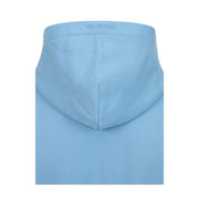 Sandbanks Relaxed Fit Logo Badge Dusty Blue Hoodie