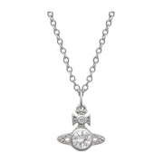 Vivienne Westwood London Orb Platinum White Pendent