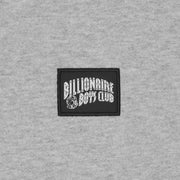 Billionaire Boys Club Logo Patch Heather Grey Half Zip Sweatshirt
