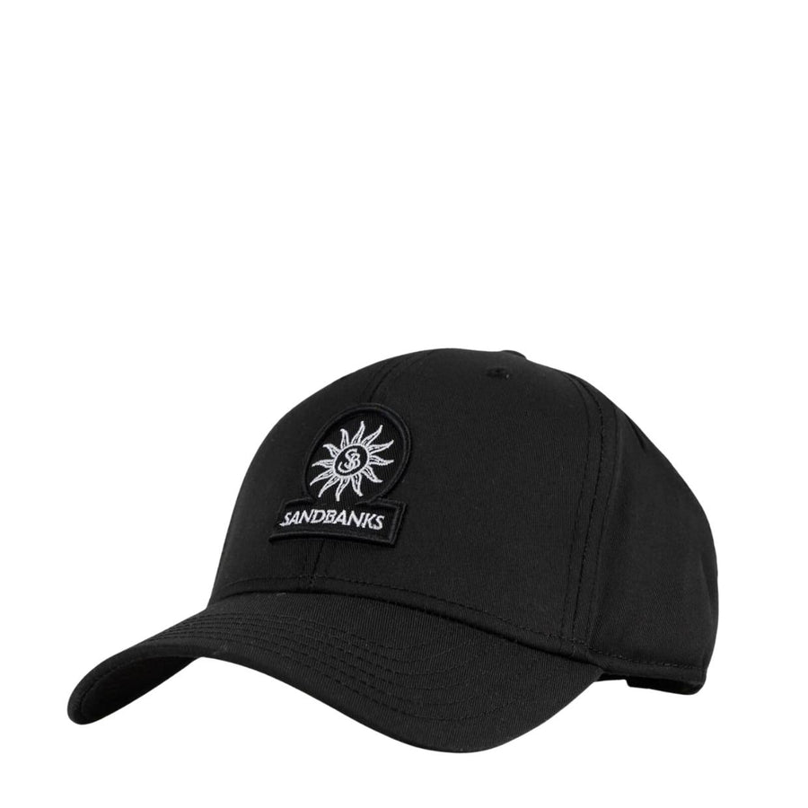 Sandbanks Logo Badge Black Cap