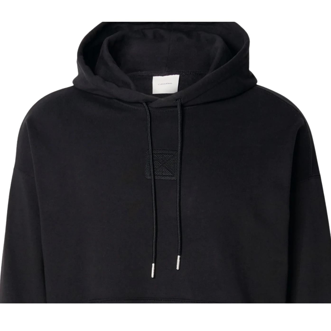 Calvin Klein Premium Emblem Logo Black Hoodie