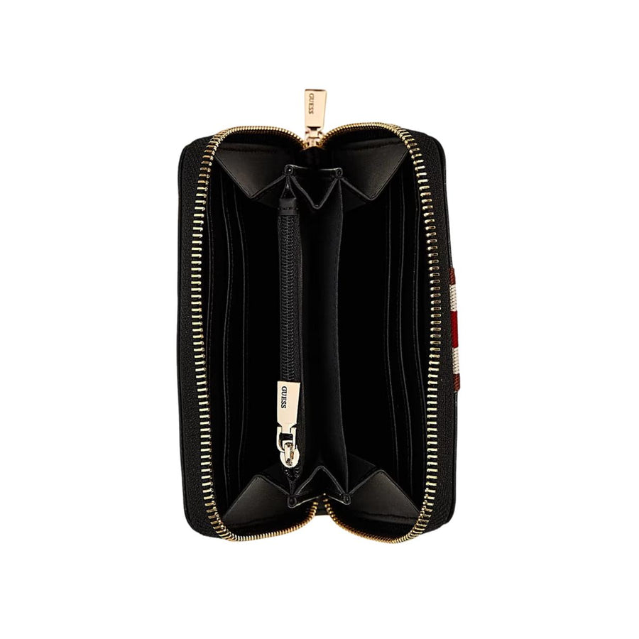 Guess Nelka Stripe Black Wallet