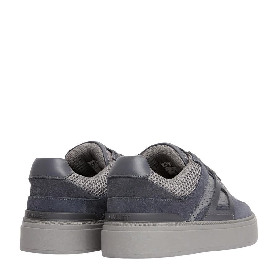 Mallet London Fenchurch Grey Trainers
