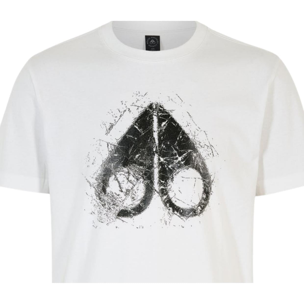 Moose Knuckles Icebreak Logo White T-Shirt