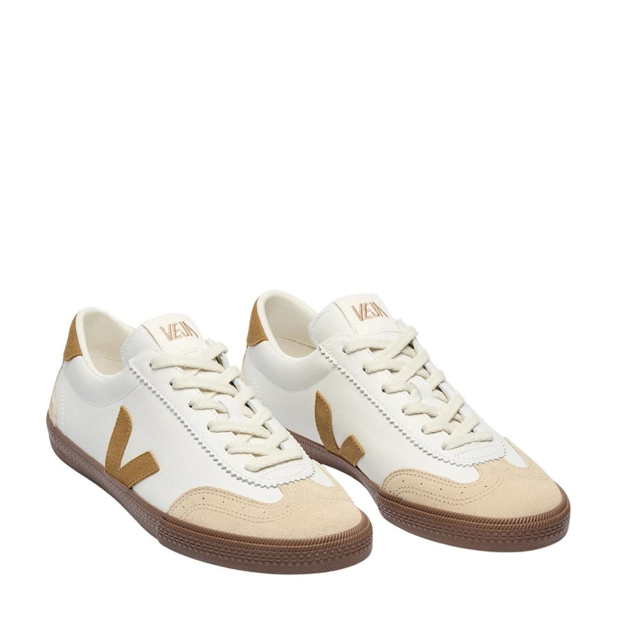 VEJA Volley O.T. Leather White Tent Bark Trainers