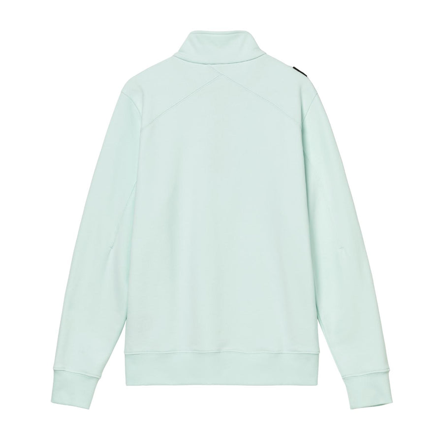 MA.STRUM Logo Badge Frost Half Zip Sweatshirt