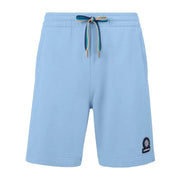 Sandbanks Badge Logo Dusty Blue Sweat Shorts