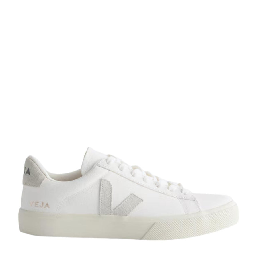 VEJA Campo Leather Extra-White Natural Suede Trainers