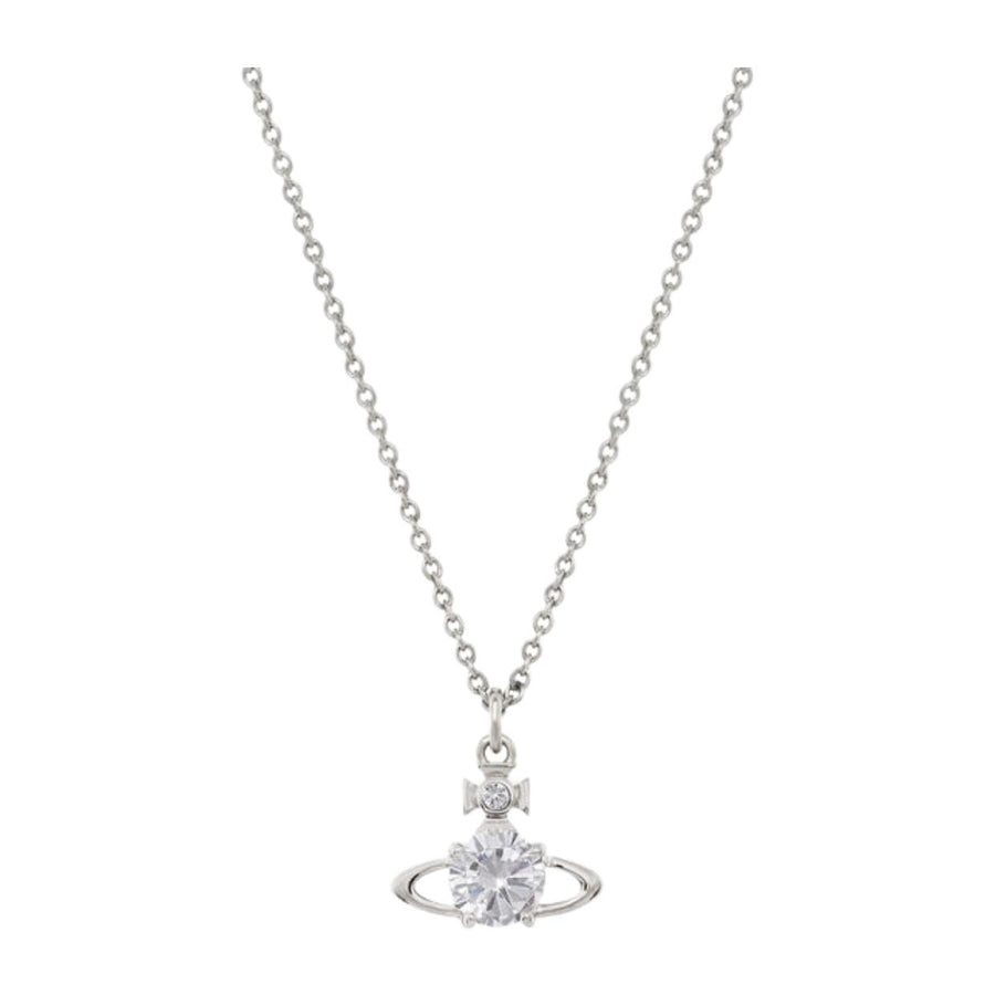 Vivienne Westwood Platinum White Reina Pendent