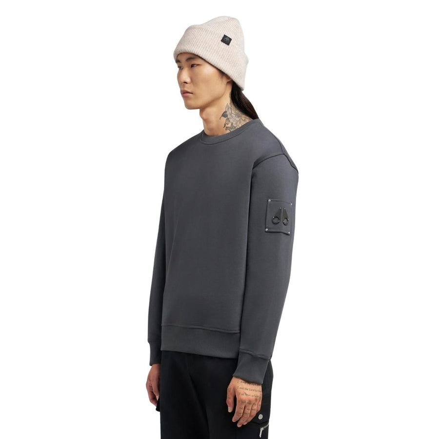 Moose Knuckles Hartsfield Cement Crew Sweatshirt