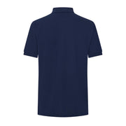 Aquascutum Active Club Check Shoulder Navy Polo Shirt