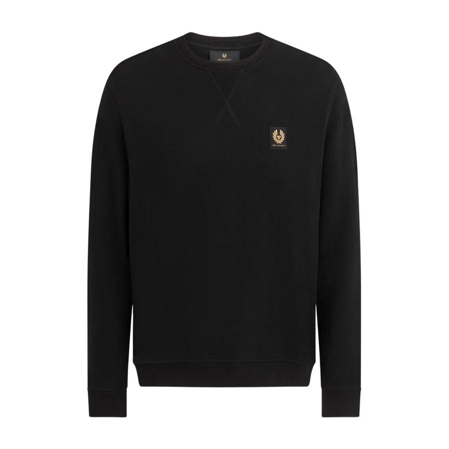 Belstaff Patch Logo Patch Black Sweatshirts