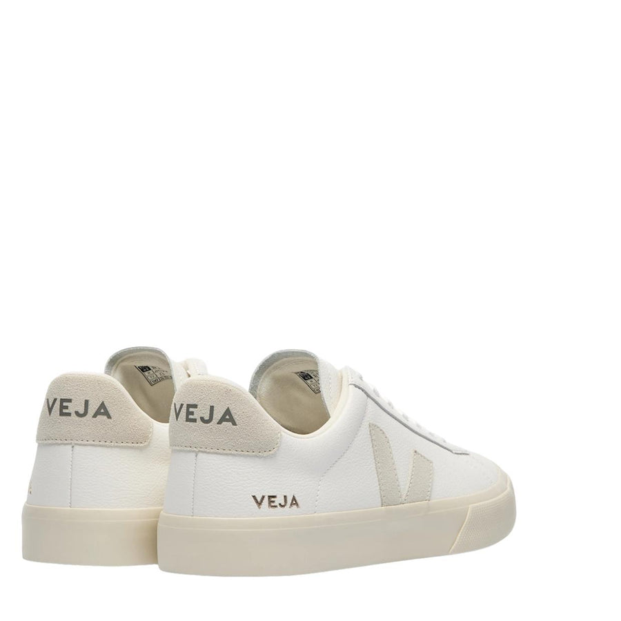 VEJA Campo Leather Extra-White Natural Suede Trainers