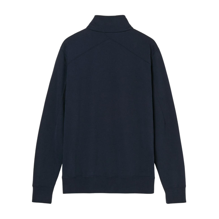 MA.STRUM Logo Badge Ink Navy Half Zip Sweatshirt