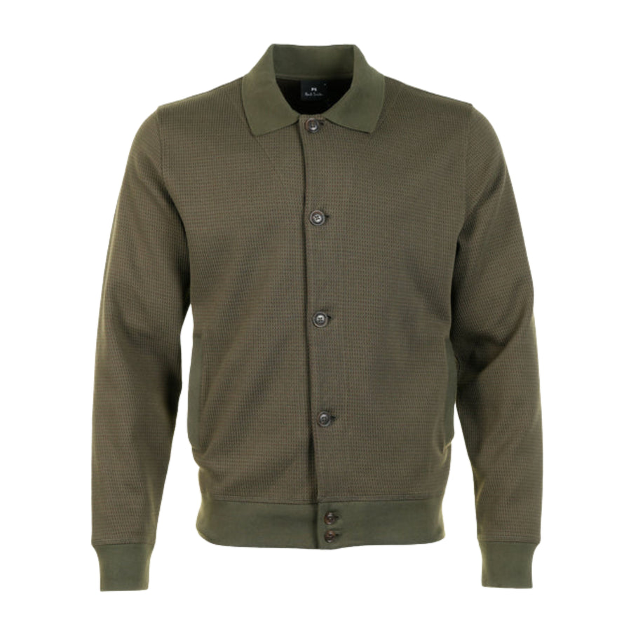 Paul Smith Casual Fit Green Cardigan