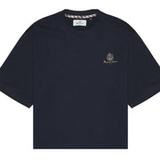 Aquascutum Active Printed Small Logo Navy T-Shirt