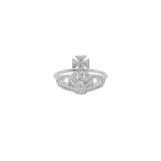 Vivienne Westwood Little Orb Platinum White Ring