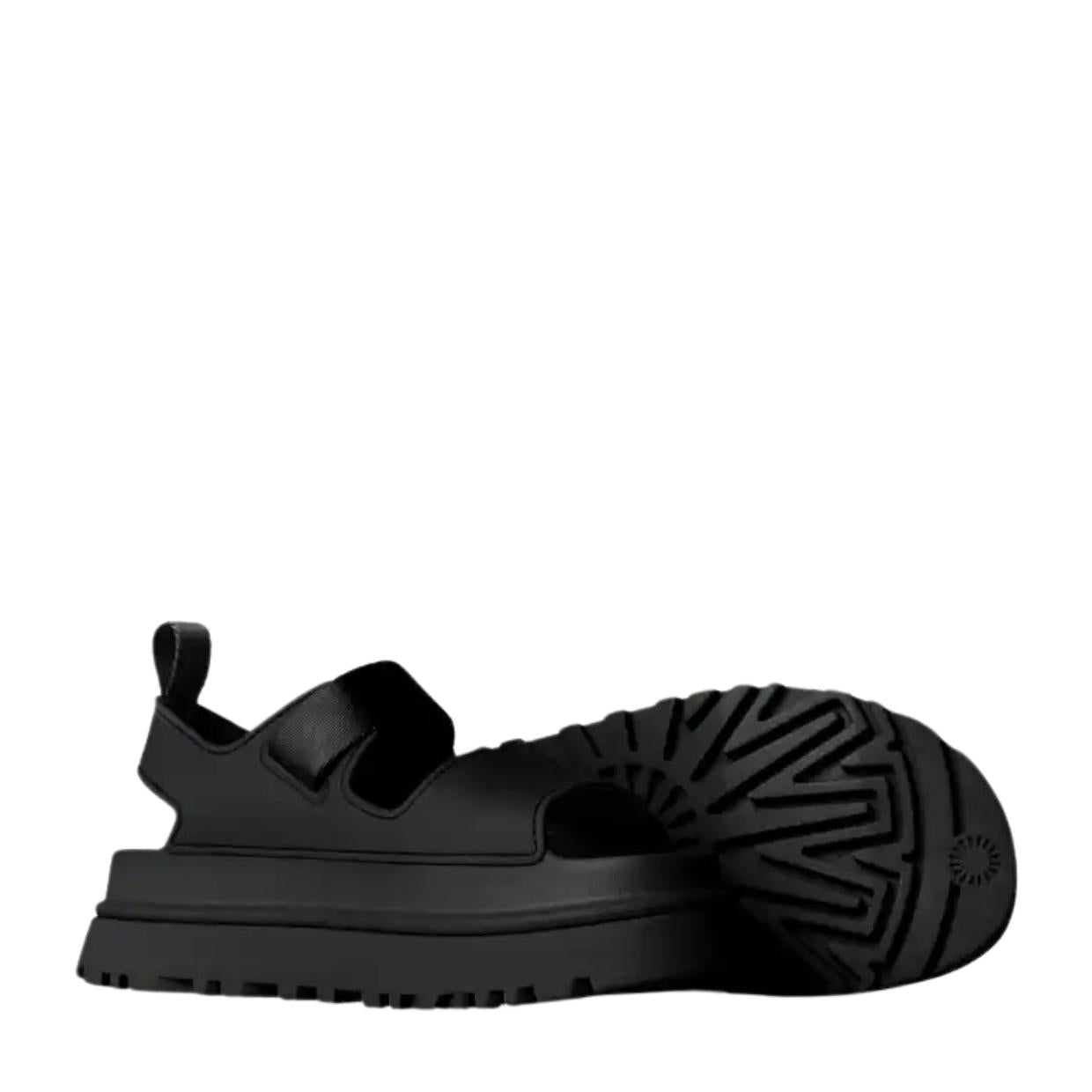 UGG Black GoldenGlow Sandal – Retro Designer Wear