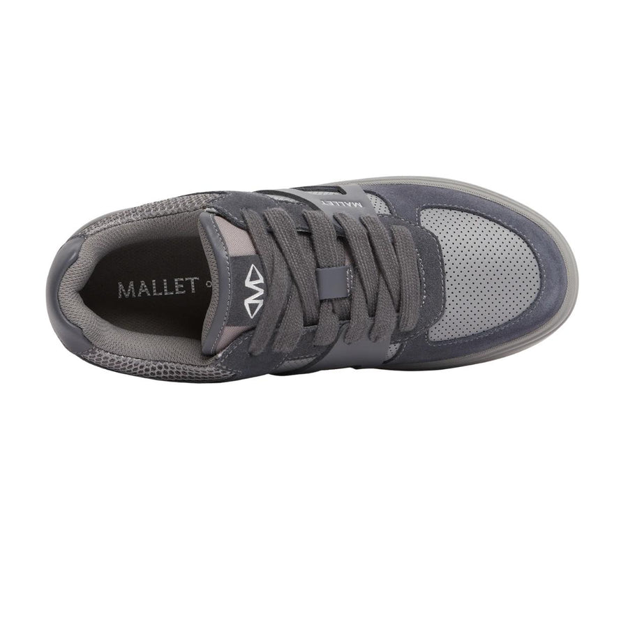 Mallet London Fenchurch Grey Trainers