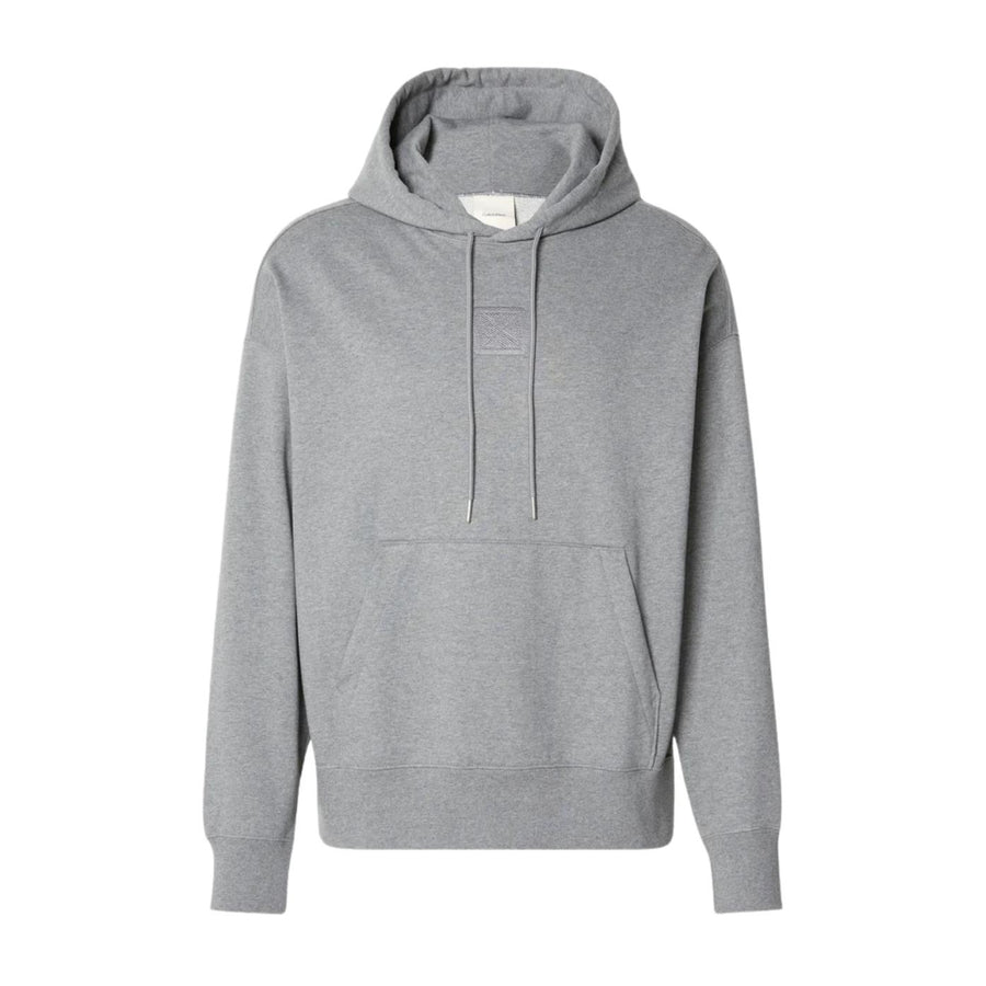 Calvin Klein Premium Emblem Logo Grey Heather Hoodie