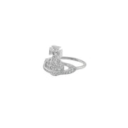 Vivienne Westwood Little Orb Platinum White Ring
