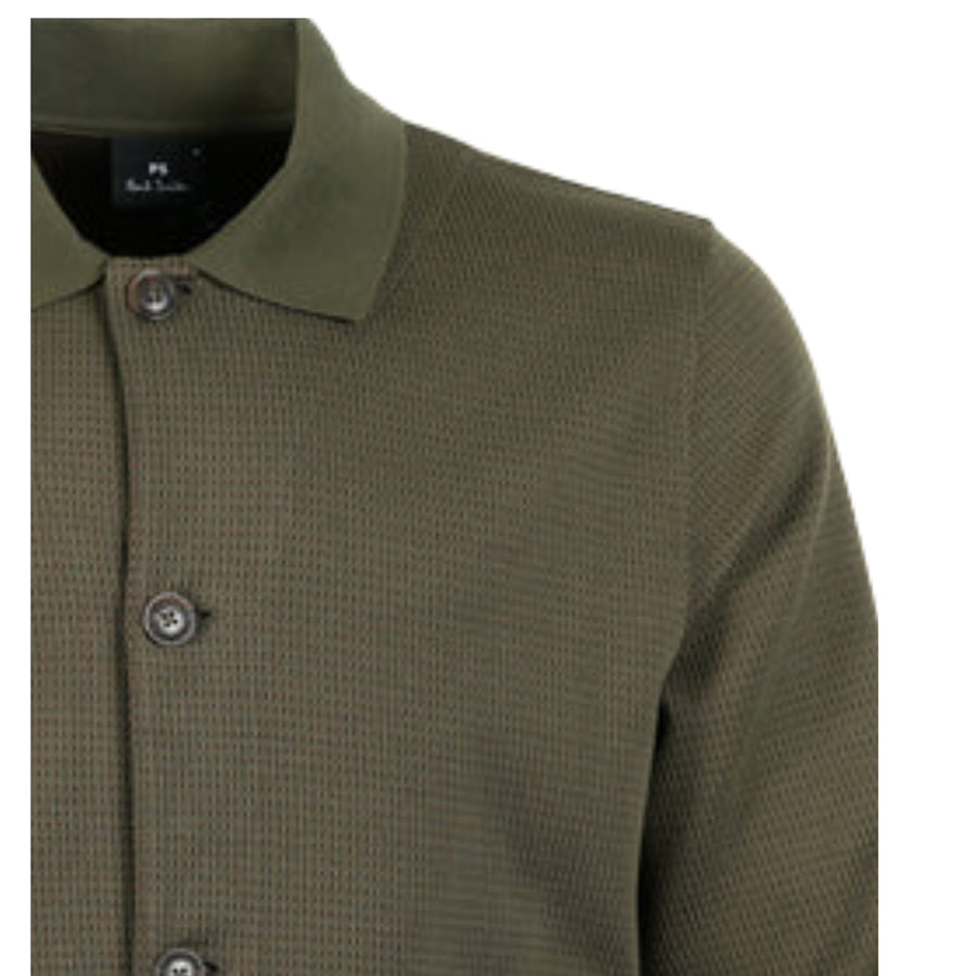 Paul Smith Casual Fit Green Cardigan