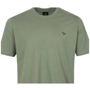 Paul Smith Organic Cotton Zebra Logo Green T-Shirt