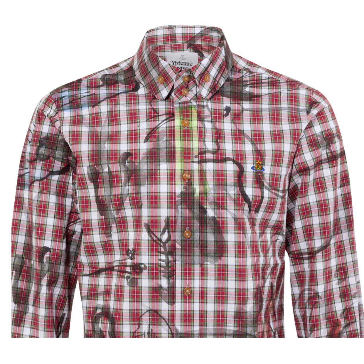 Vivienne Westwood Two Krall Red Tartan Check Shirt