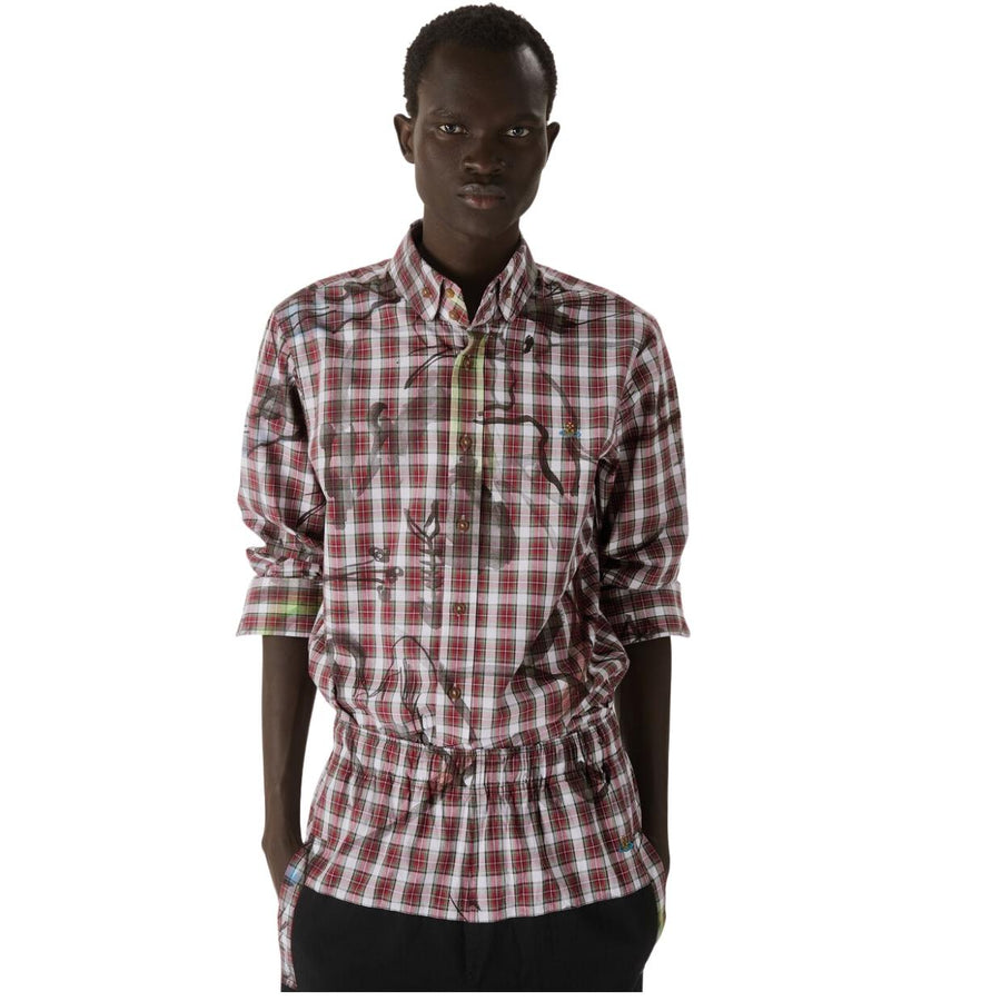 Vivienne Westwood Two Krall Red Tartan Check Shirt