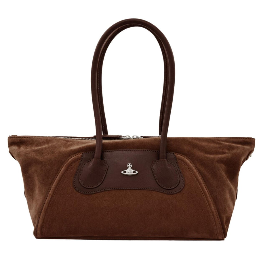 Vivienne Westwood Shirley Small Chocolate Brown Holdall Bag