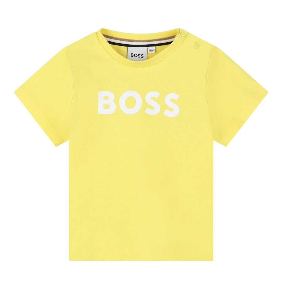 BOSS Baby Print Logo Yellow T-Shirt