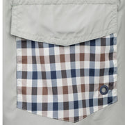Aquascutum Active Club Check Pocket Salvia Green Beach Shorts