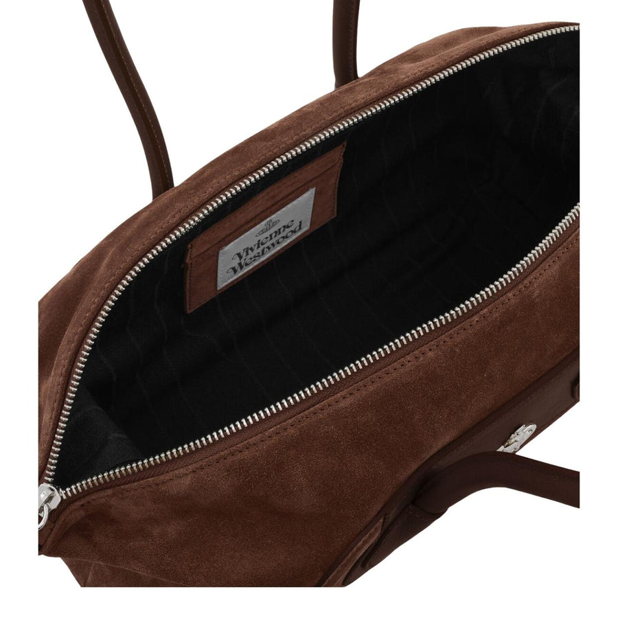 Vivienne Westwood Shirley Small Chocolate Brown Holdall Bag