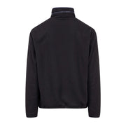 Aquascutum Active Hidden Hood Polar Fleece Black Sweatshirt