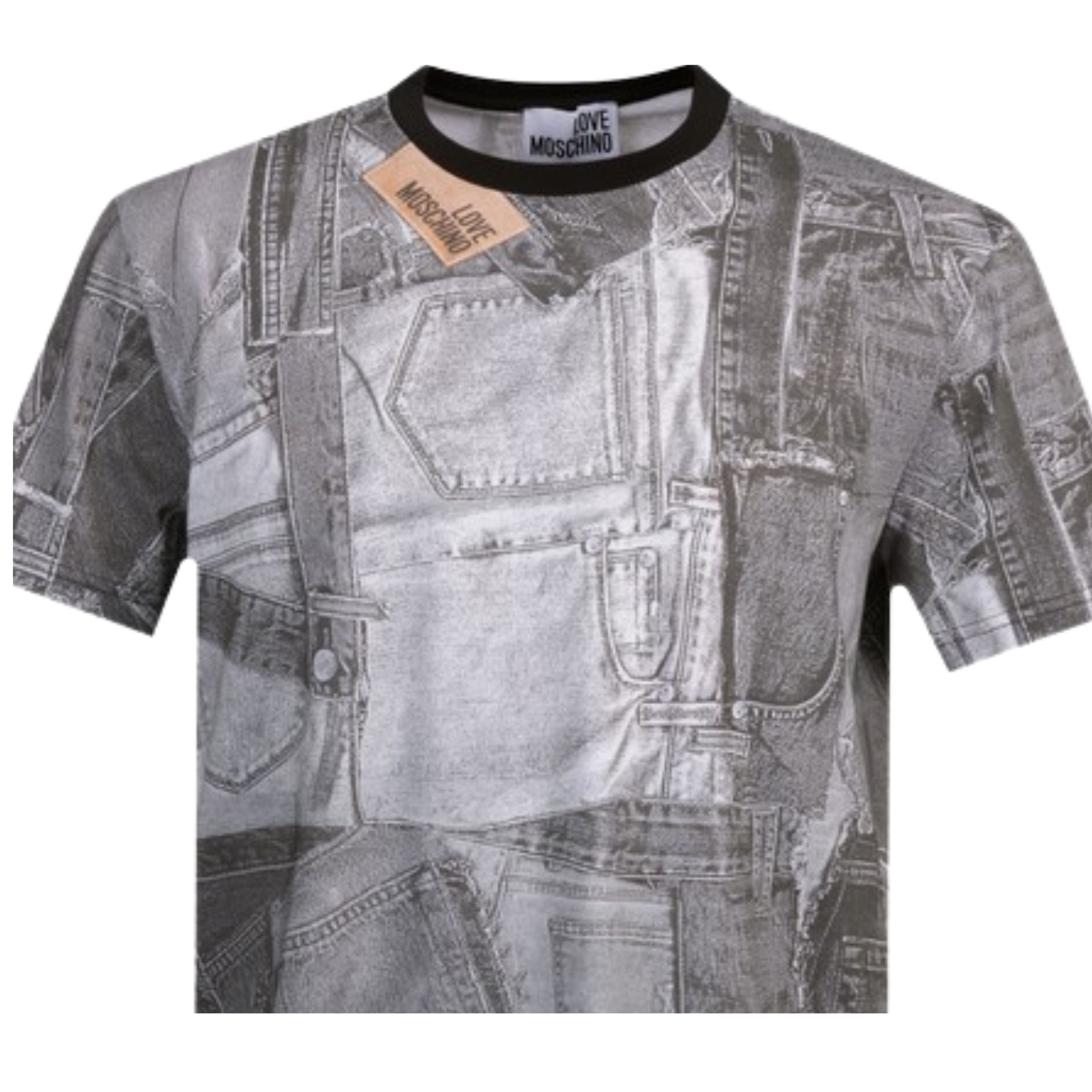 Love Moschino Printed Graphic All-Over T-Shirt
