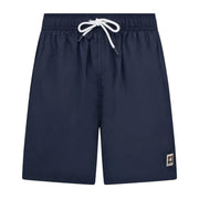 Aquascutum Active Club Check Pocket Navy Beach Shorts