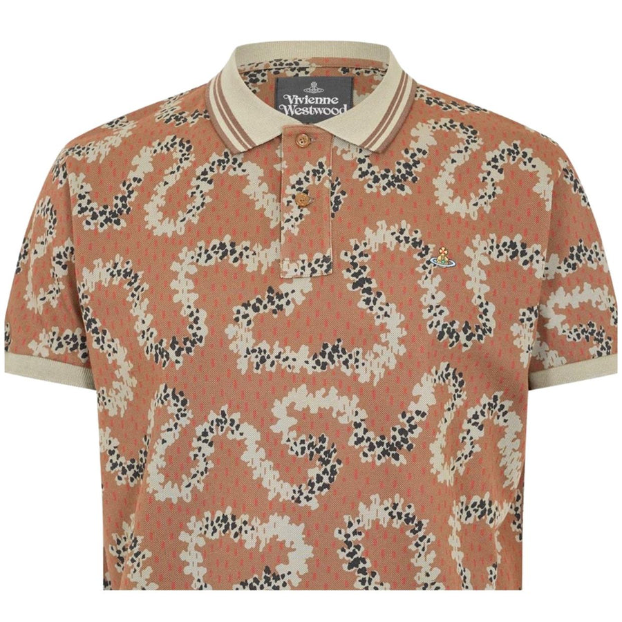 Vivienne Westwood Trail Print Classic Polo Shirt