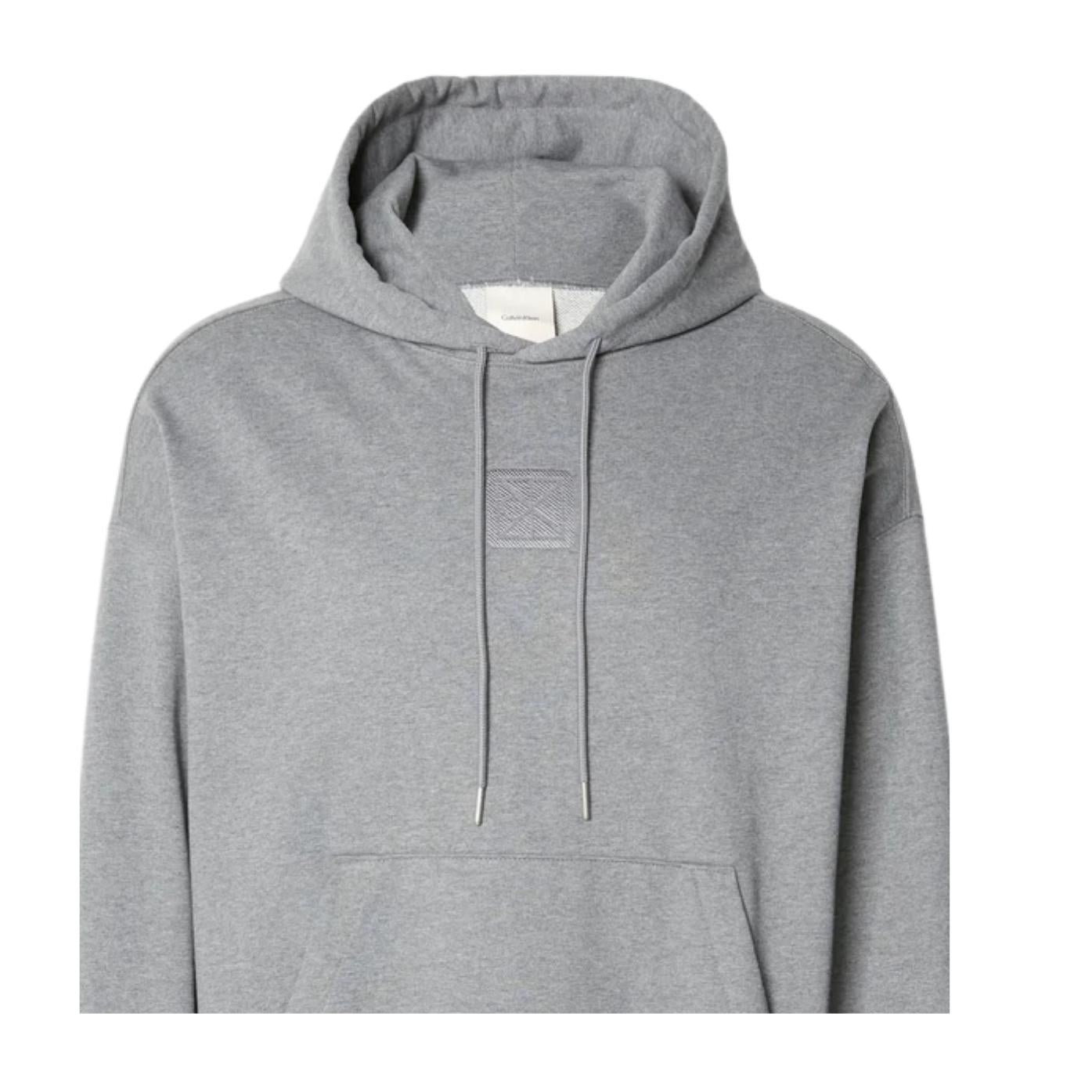 Calvin Klein Premium Emblem Logo Grey Heather Hoodie