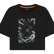 BOSS Printed Animal Graphic Black T-Shirt