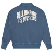 Billionaire Boys Club Navy Boat Club Washed Quarter Button Sweatshirt