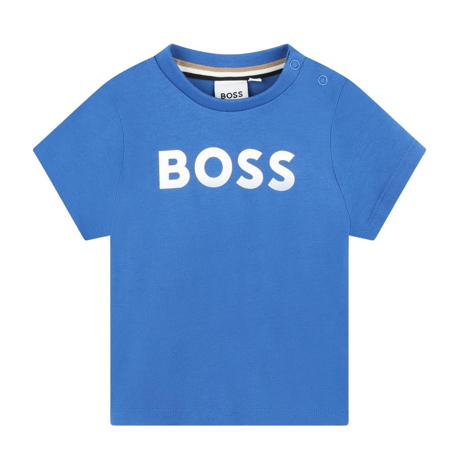 BOSS Baby Print Logo Royal Blue T-Shirt