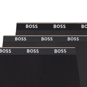 BOSS Stretch Cotton Black/Grey Three Pack Boxer Brief