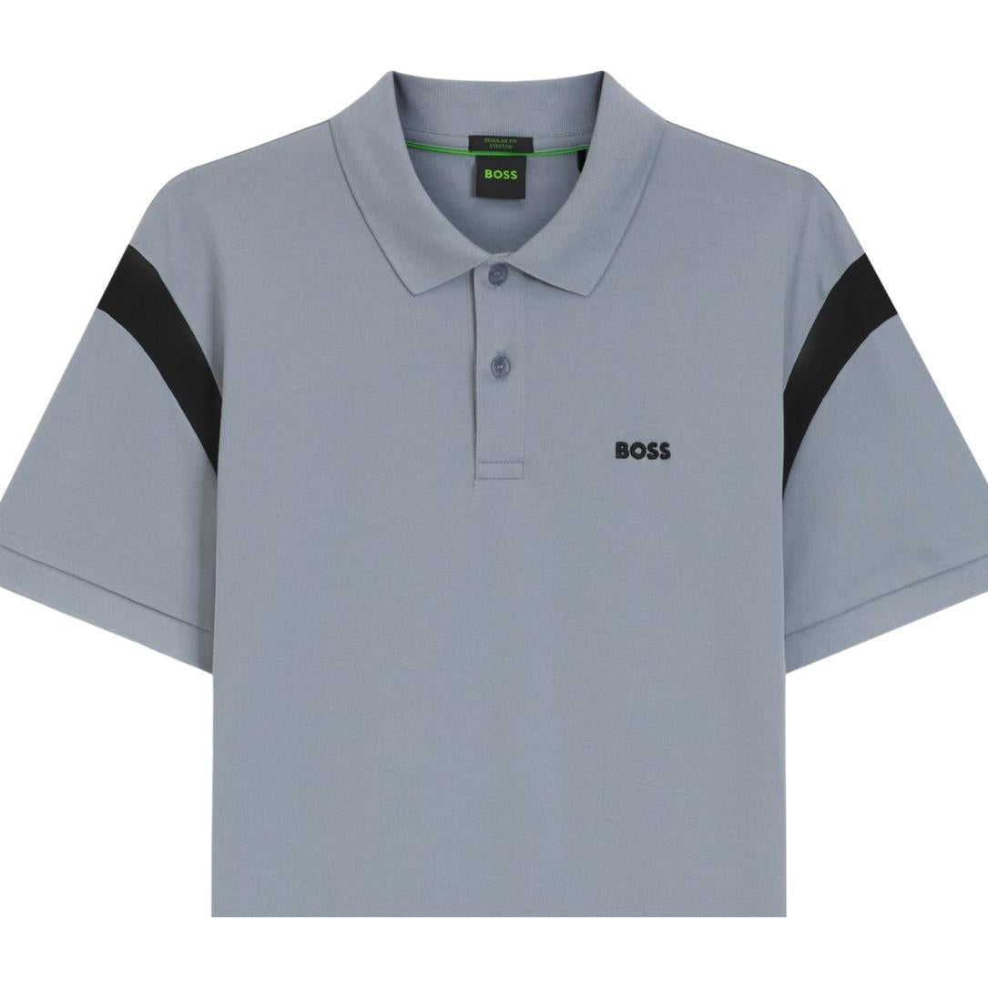 BOSS Union Paddy Grey Polo Shirt