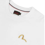EVISU Seagull Embroidery Cotton Jersey White T-Shirt