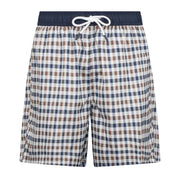 Aquascutum Active Iconic Volley Club Check Swim Shorts