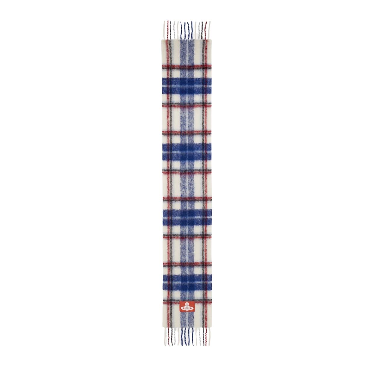 Vivienne Westwood Off-White Chunky Tartan Scarf