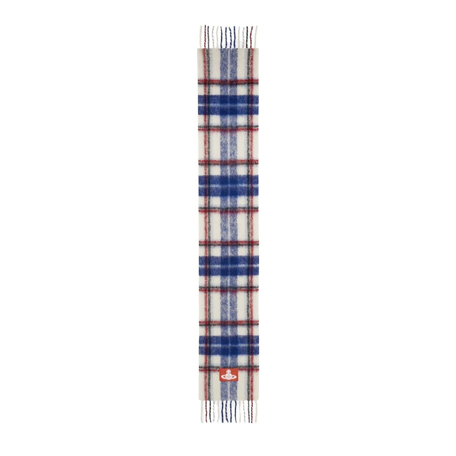 Vivienne Westwood Off-White Chunky Tartan Scarf