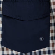 Aquascutum Active Iconic Volley Club Check Swim Shorts